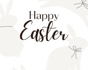 Digital Happy Easter Card