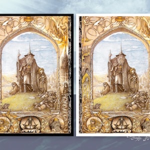 Fundas para cartas de ESDLA, MTG, Magic, TCG, accesorios, regalos, fundas artísticas exquisitas de alta calidad, fundas para cartas de Commander