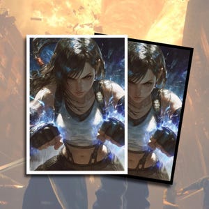 ファイナルファンタジー カードスリーブ ティファ カードスリーブ TCG アクセサリー ギフト 高品質アートスリーブ 統率者カードスリーブ