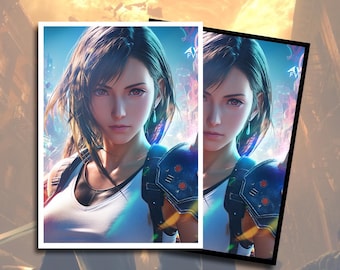 Final Fantasy Card Sleeves Tifa  Card Sleeves TCG Accessories Gifts High Quality Art Sleeves Commander Card Sleeves