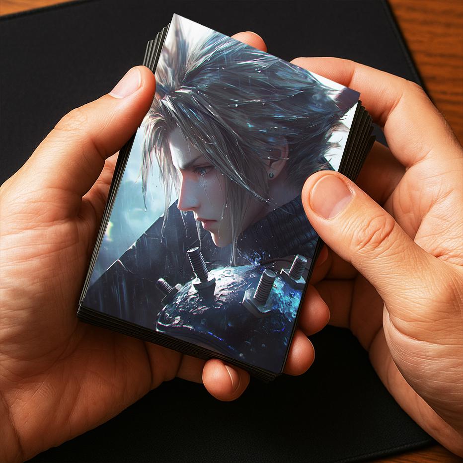 Deck Protector Sleeves Final Fantasy FF7 Vincent Card Sleeves - 60ct Deck  Protectors, Standard Size, Clear Deck Protector Sleeves Ultra Pro