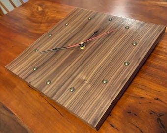 Walnut Wall Clock