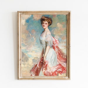 John Singer Sargent | 1907 Miss Mathilde Townsend | Victorian Woman Portrait | Digitally Remastered | PRINTABLE | UHD | JPEG