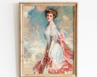 John Singer Sargent | 1907 Miss Mathilde Townsend | Victorian Woman Portrait | Digitally Remastered | PRINTABLE | UHD | JPEG