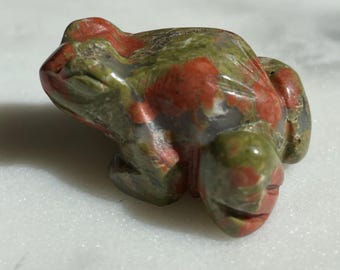 Rana de cristal tallada / 1 pulgada