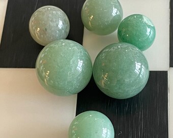 One (1) Green Aventurine Mini Sphere