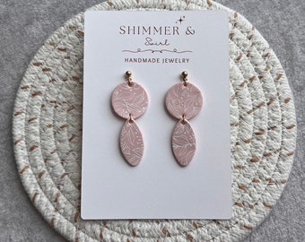 The Petal - Polymer Clay Earrings