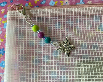 Butterfly Project Bag Zipper Pull
