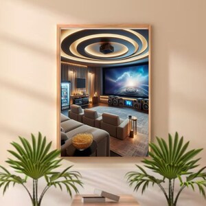 Home Theater Wall Art, Instant Download Prints, Wall Art, Home Decor ...