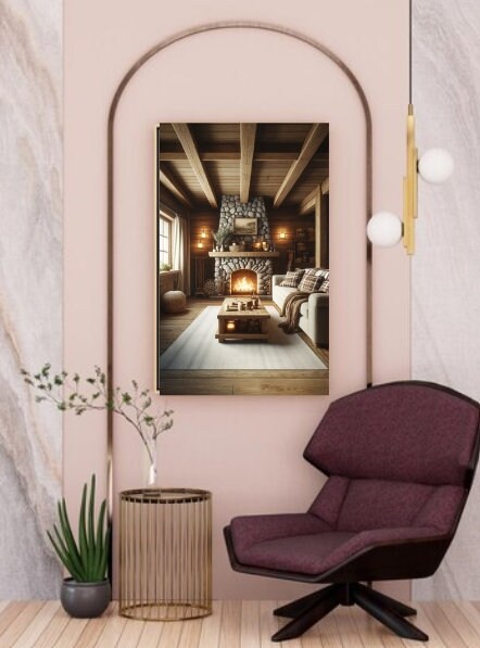 Picture of Fireplace Wall Art Prints, Instant Download, Wall Art, Home Decor, Wall ...
