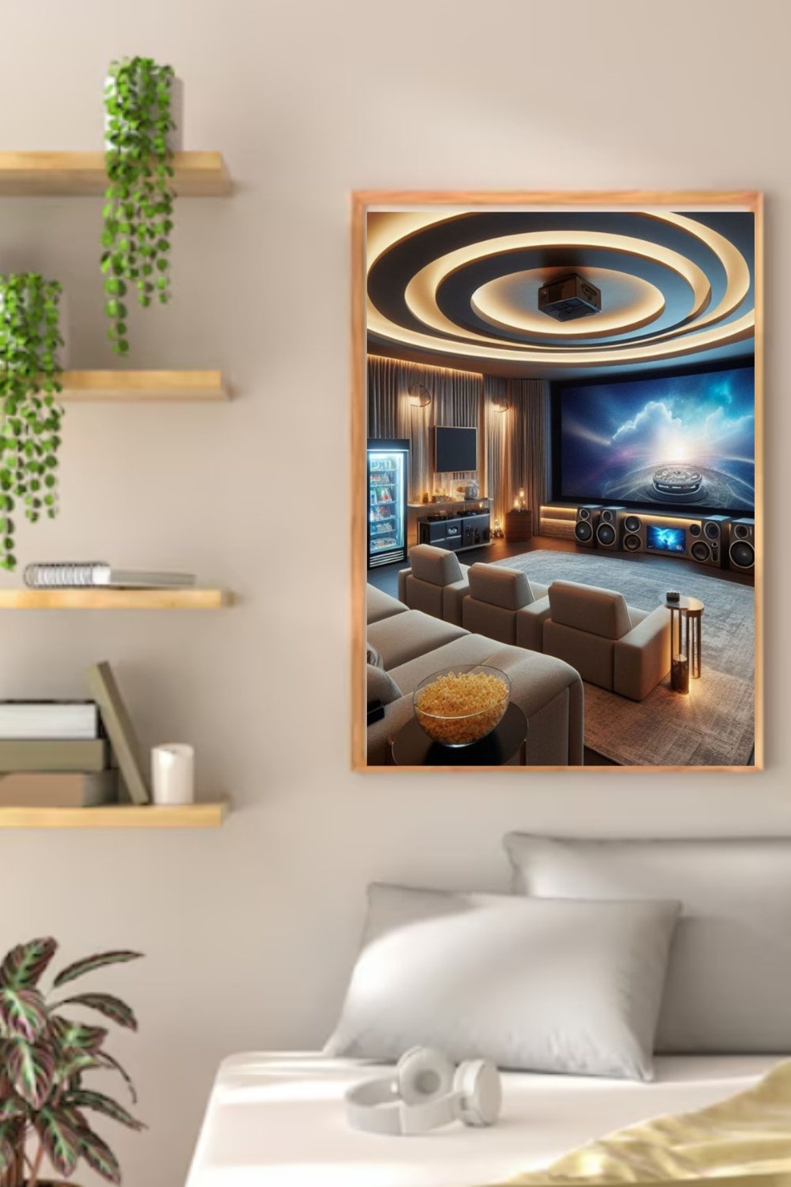 Home Theater Wall Art, Instant Download Prints, Wall Art, Home Decor