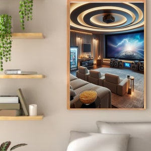 Home Theater Wall Art, Instant Download Prints, Wall Art, Home Decor ...