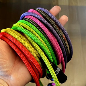 Custom microphone cables in 1/3/5/7 or 10 meter length in 30 different colors