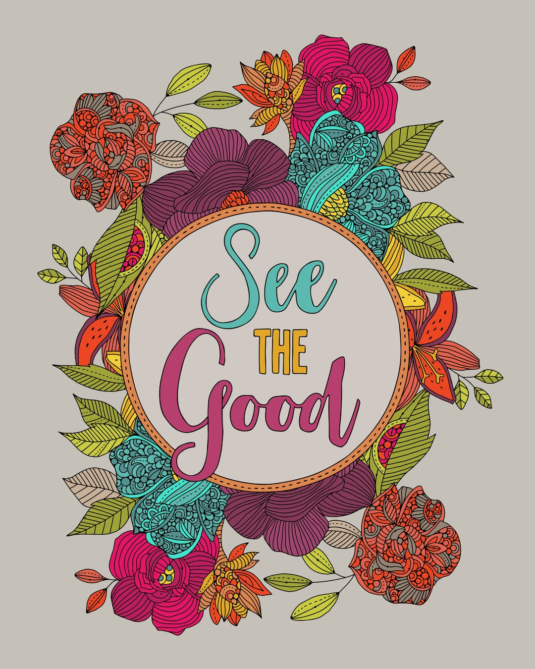 See the Good Art Print Wall Art Print Quote Print Home Print Motivation