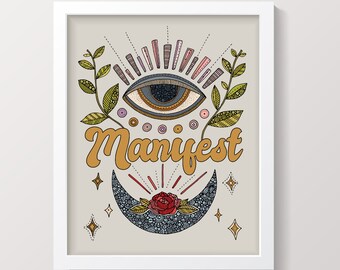 Manifest, art print, home decor