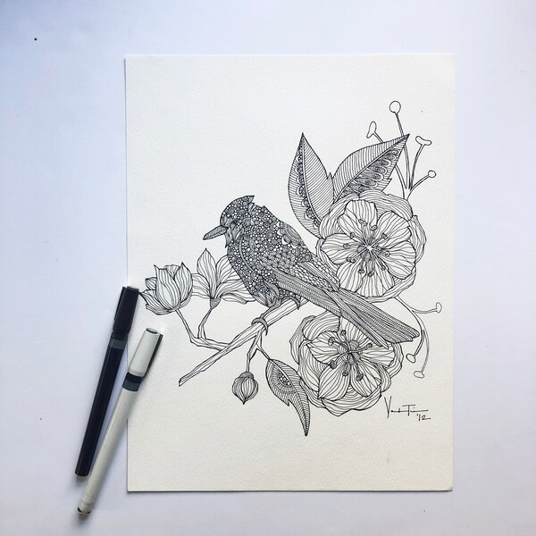 Rapidograph Examples Rapidograph Art - Etsy