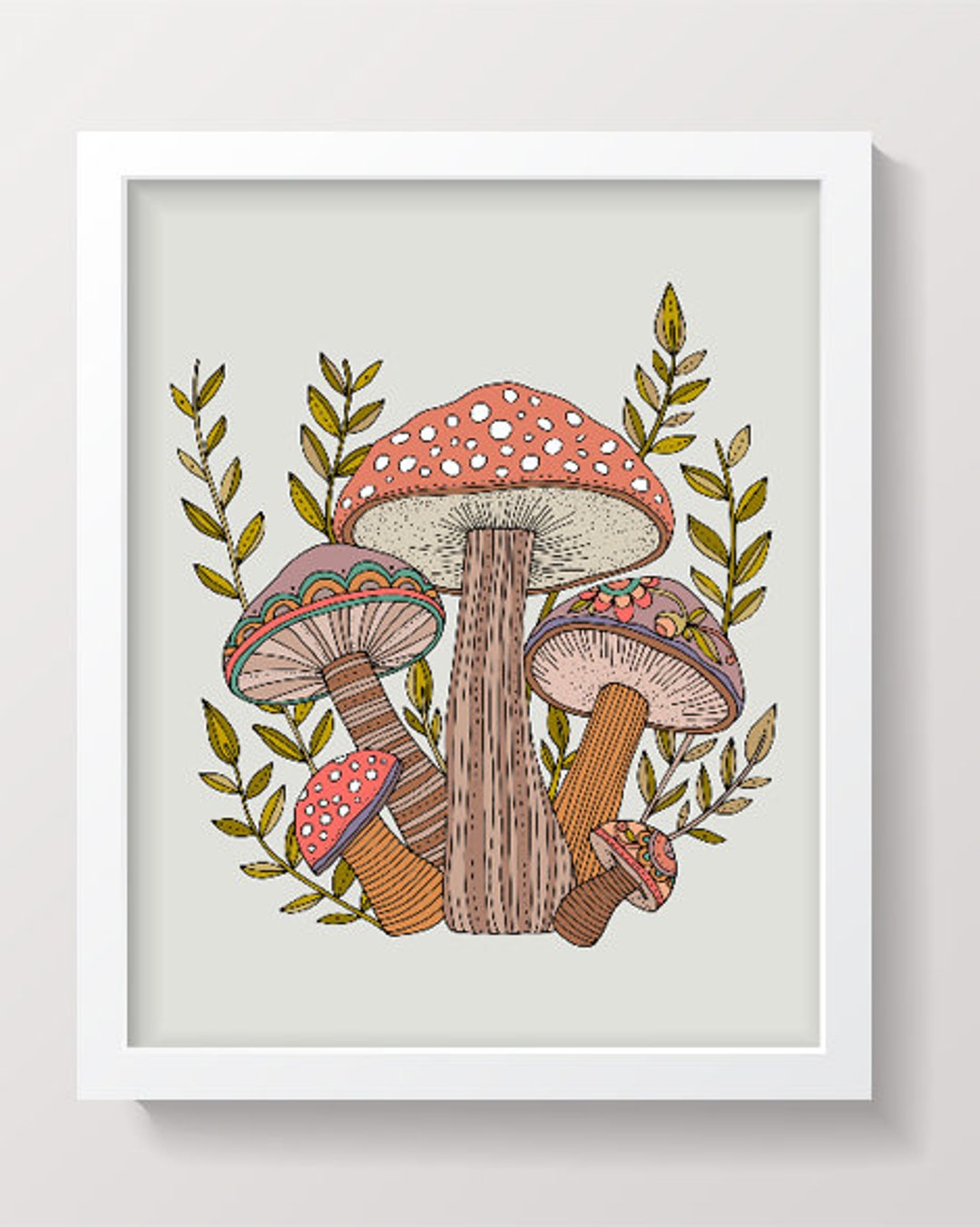 Fungi Fairyland Mushroom Art Mushrooms Cute Mushrooms Cottage Core 