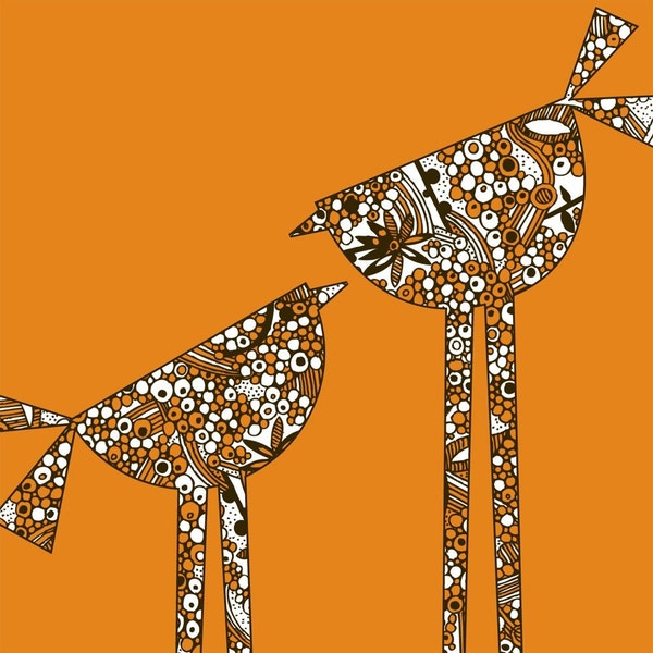 Little Chicken - Long Legs Digital Print I