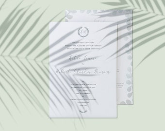 Eucalyptus Wedding Invitations