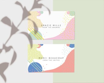 Fun/bright Thank You Cards
