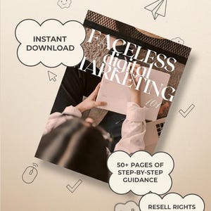 Faceless digital product guide (with MRR) + bonus reels