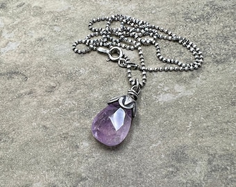 Bloom - Amethyst and Sterling Silver Necklace