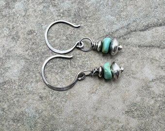 Trinket - Turquoise and Sterling Silver Earrings