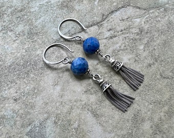 Royal - Lapis Lazuli and Sterling Silver Earrings