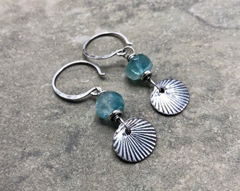 Shore - Apatite and Sterling Sterling Earrings