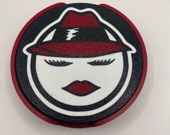 Lowrider Chicana/Chola 3d printed coaster