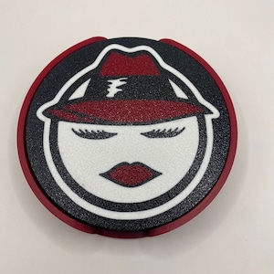 Lowrider Chicana/Chola 3d printed coaster