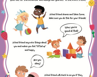 Making Friends Poster | How To Make Friends Poster |Kind Friends Teacher Poster | Making Friends Educational Poster |How To Be A Good Friend