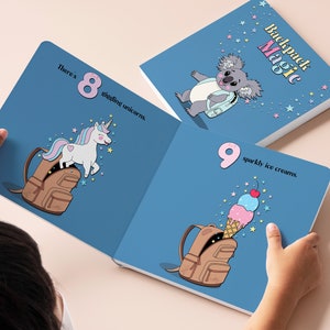 Sac à dos magique Livre d'histoires pour la garderie Livre d'histoires pour enfants bravoure en garderie À partir de Kindy Livret pour la garderie Livret pour l'école image 1