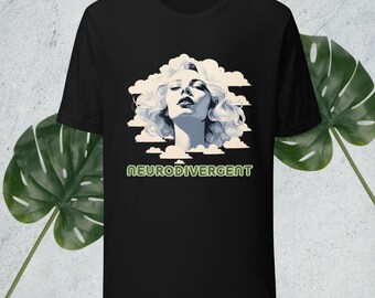 Neurodivergent Sexy Woman (Dark Limecolada Color Series) t-shirt