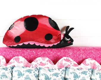 Ladybird Cushion - ladybug pillow