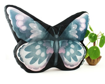Butterfly Cushion - Lepidoptera Pillow Butterflies velvet