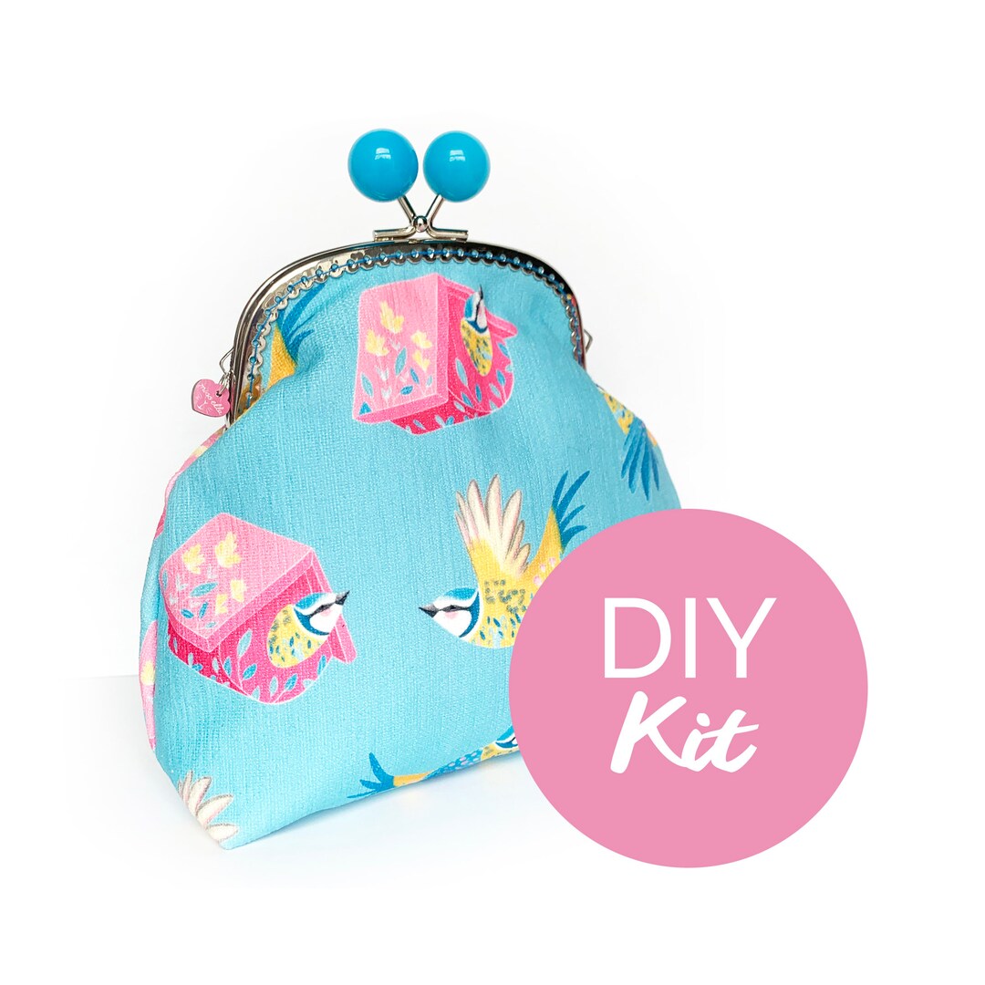 DIY Sewing KIT With Full Tutorial Blue Tit Jumbo Bobble Etsy UK