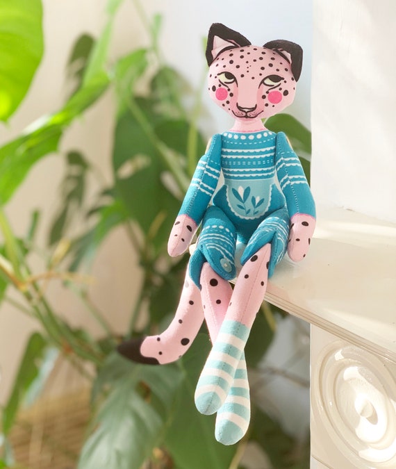 leopard doll