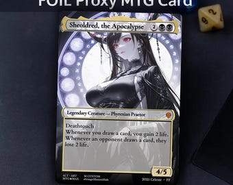 FF X MTG Holo Foil Proxy Card - Shiva (subtlety) - Holo Foil Proxy