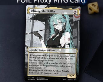 Ulamog, the Defiler Proxy - Anime Waifu MTG Proxy Card, Alt Art EDH Kommandantenkarten