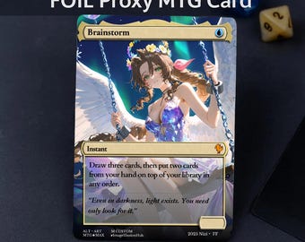 FF X MTG Holo Foil Proxy Card - Shiva (subtlety) - Holo Foil Proxy
