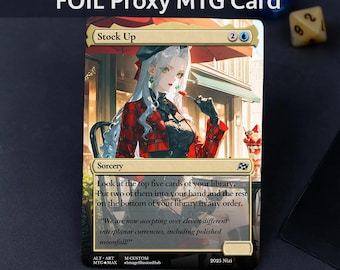 FF X MTG Holo Foil Proxy Card - Shiva (subtlety) - Holo Foil Proxy