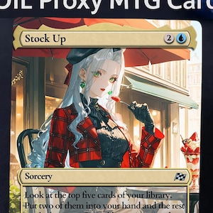 Sephiroth  Stock Up Commander  Proxy – Final Fantasy x MTG Alt‑Art Foil Card（xixi-32）