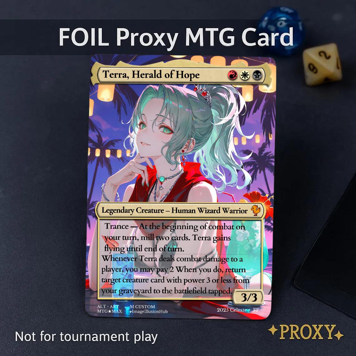 mtg final fantasy terra herald of hope Magic: The Gathering®—FINAL FANTASY™ Terra, Herald of Hope (Commander) –  Ultra PRO International main image 0