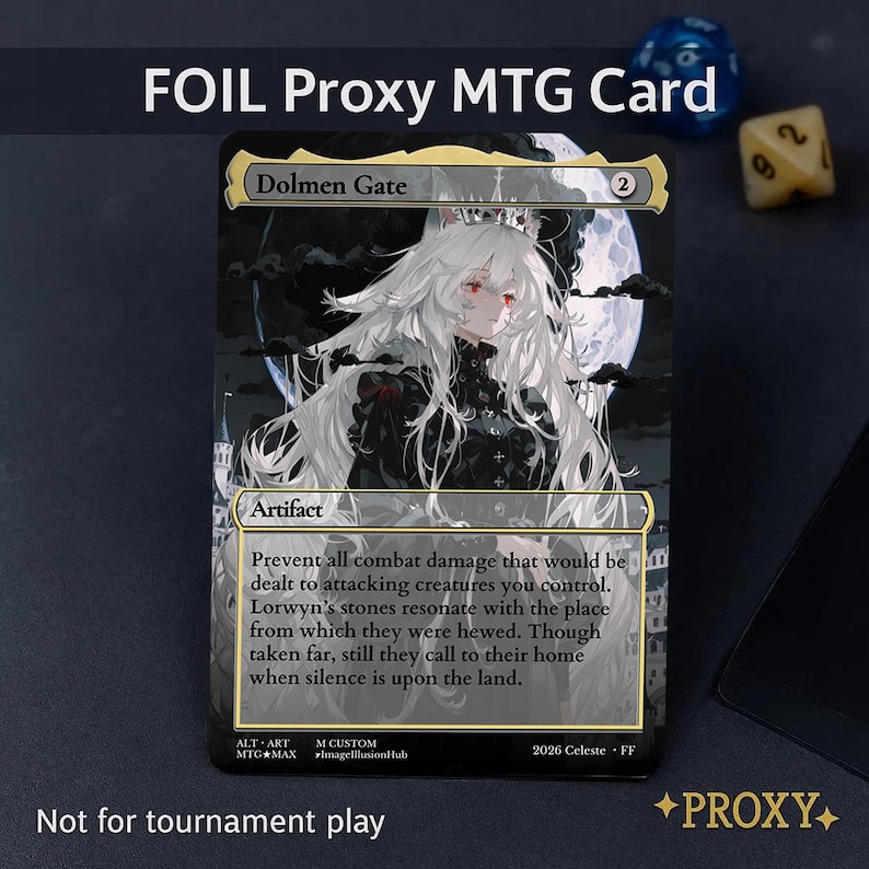 Dolmen Gate – Anime Waifu MTG Proxy Card, Alt Art EDH Commander Cards ...
