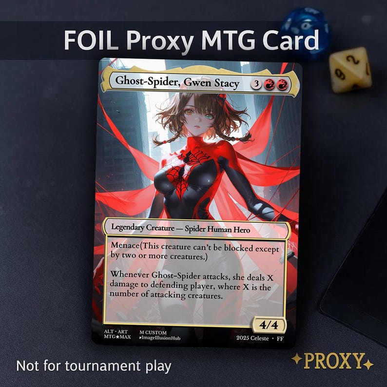 Final Fantasy Lulu Figure Rhystic Study X Lulu Magic: The Gathering Alt Art  Card - Final Fantasy Crossover Rustic Study Mtg
