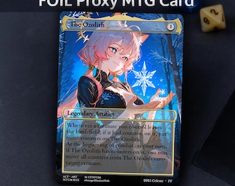The Ozolith Proxy – Anime Waifu MTG Proxy Card, Alt Art EDH Commander Cards