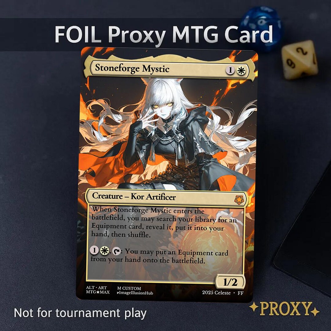 Stoneforge Mystic Proxy  Anime Waifu MTG Proxy Card, Alt Art EDH Commander  Cards - Etsy Australia