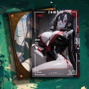 Fichas MTG / Fichas Waifu / Fichas MTG / Fichas de Esposa Fichas MTG Zombie (IS-21)