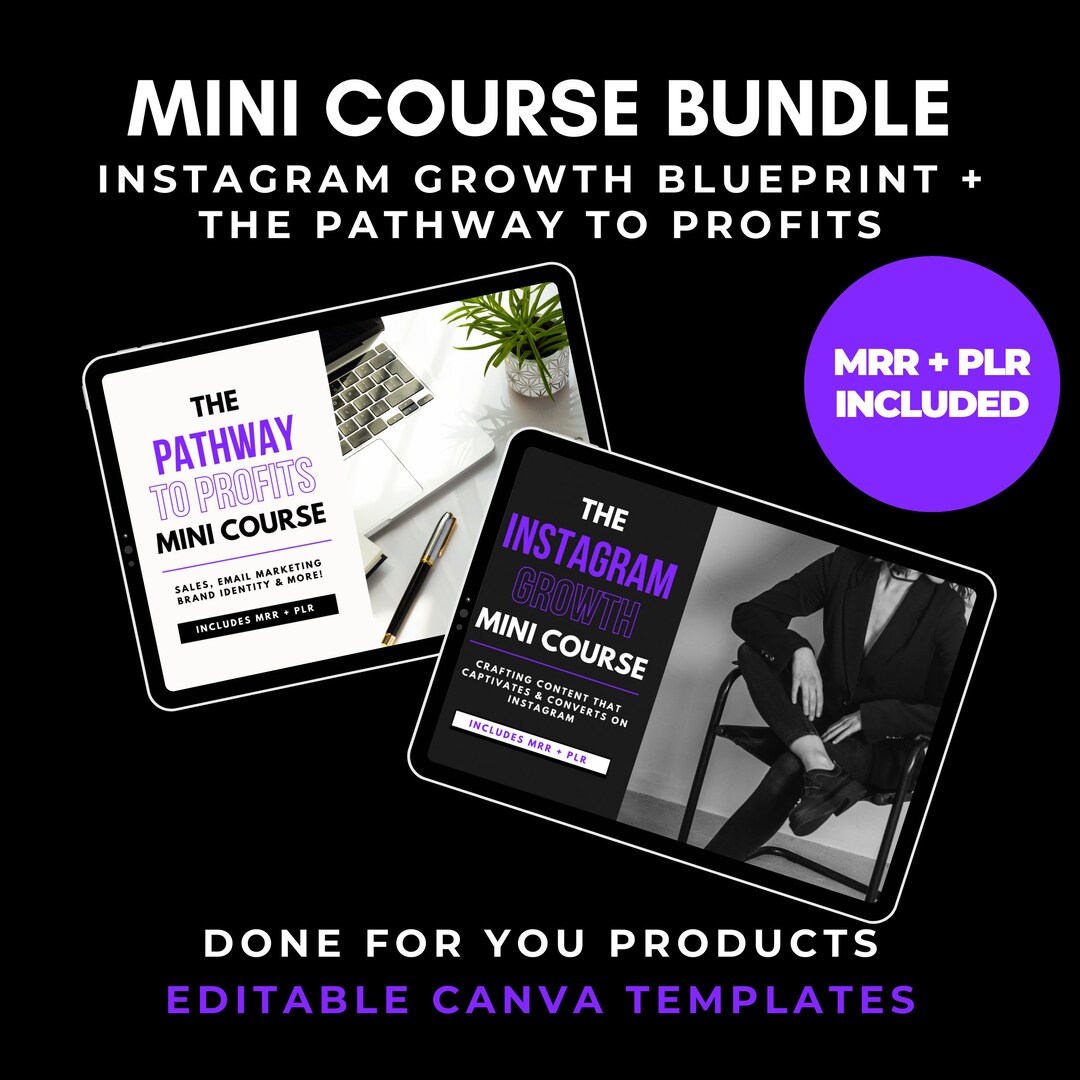 Pathway to Profits + Instagram Growth Blueprint Mini Course Bundle